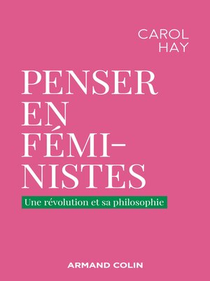 cover image of Penser en féministe